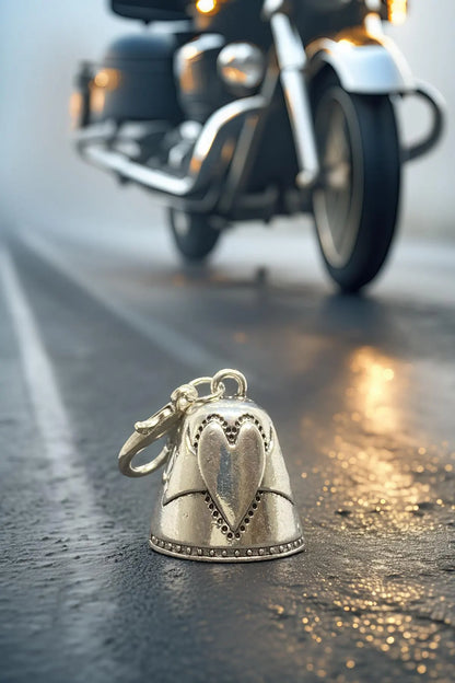Always by Your Side Guardian Bell | Protective Motorcycle Lucky Bell Keychain – Rider Gift