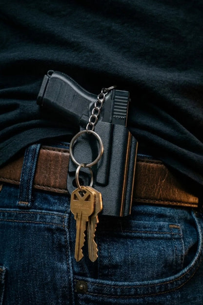 Sliding Mechanism Fidget Keychain | Tactical Scale-Model EDC Stress Relief Toy for Adults